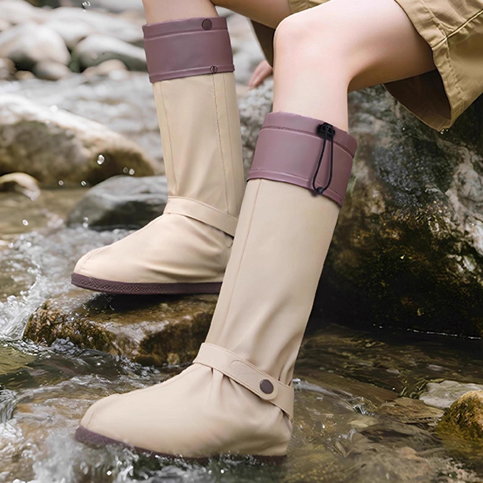 Rain Shoe Covers Reusable Fold - огляд і ціна Cycling Commute In Rain
