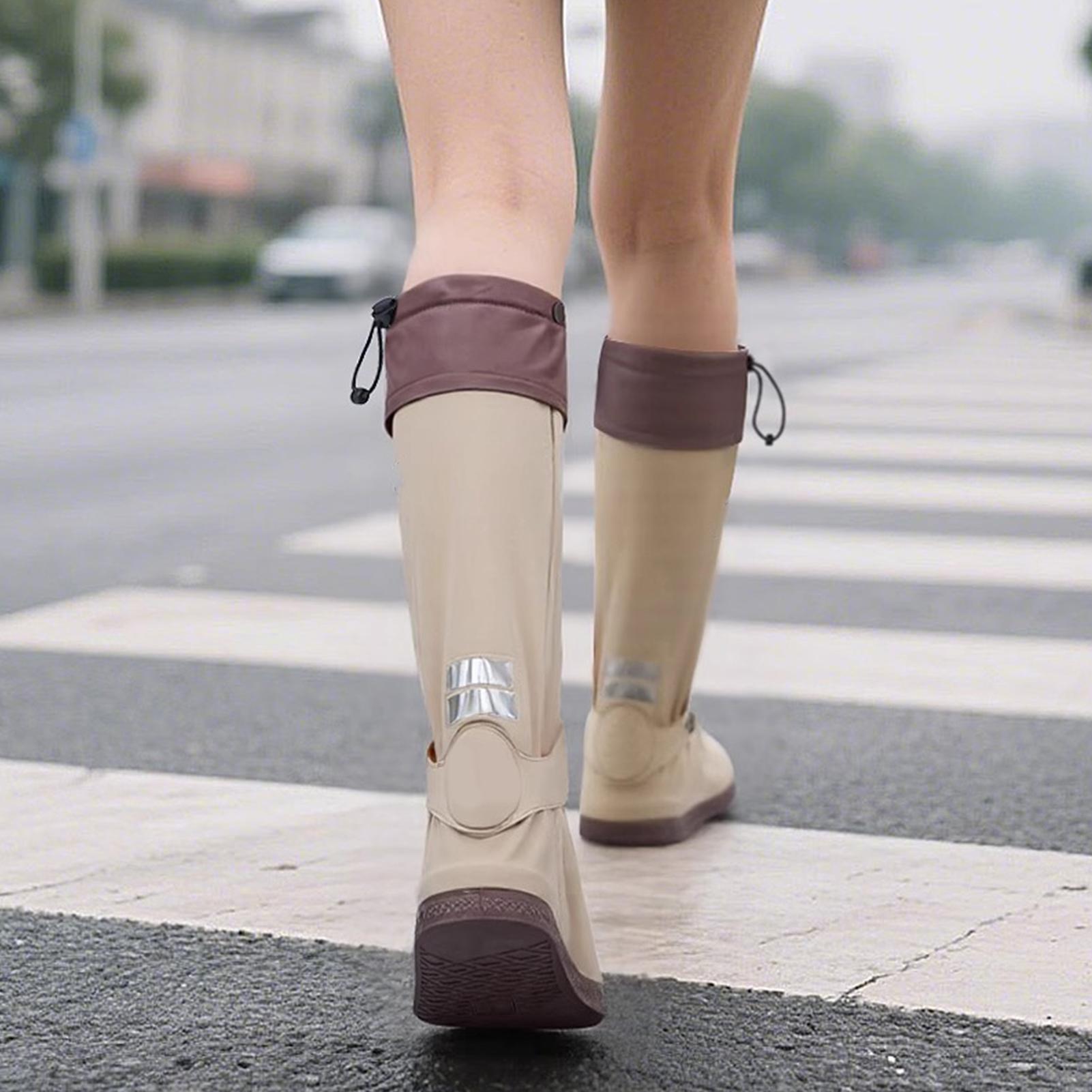 Rain Shoe Covers Reusable Fold - огляд і ціна Cycling Commute In Rain